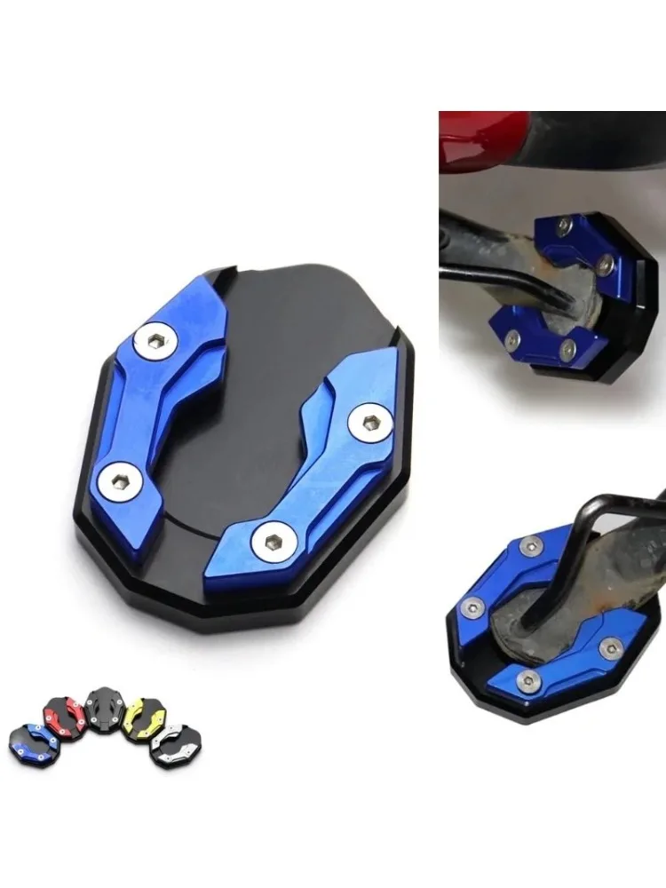 AliExpress NONE Universal Aluminum Alloy Motorcycle Bike Kickstand Extender Foot Side Stand Extension Foot Pad Support Plate Motorbike Accessory