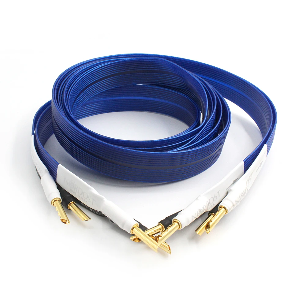 Nordost Blue Heaven Speaker Cable Hifi Audio Audiophile Cable OFC Loudspeaker Wire Amplifier Banana to Spade Line