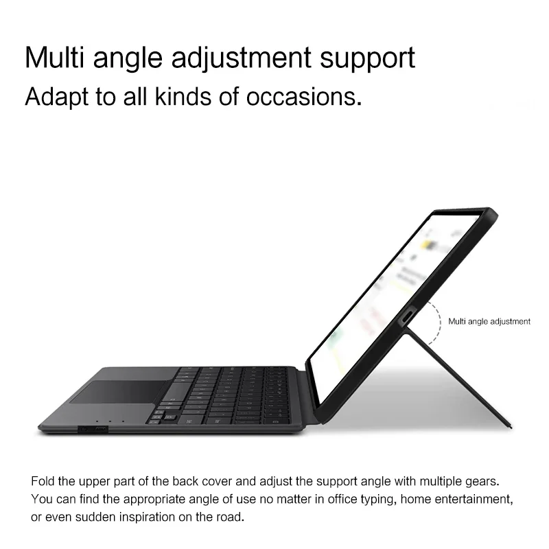 Keyboard Case For Amazon Fire HD 10 Tablet 10.1 inch Plus Kindle Firehd10 Smart Cover Backlit TrackPad Touchpad Keyboards