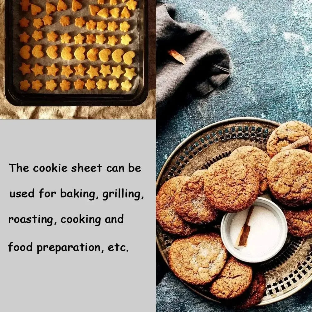 

Easy Clean Rectangle Baking Pan High Temperature Resistance Non-Stick Carbon Steel Baking DIY Baking for Kitchen Bakeware