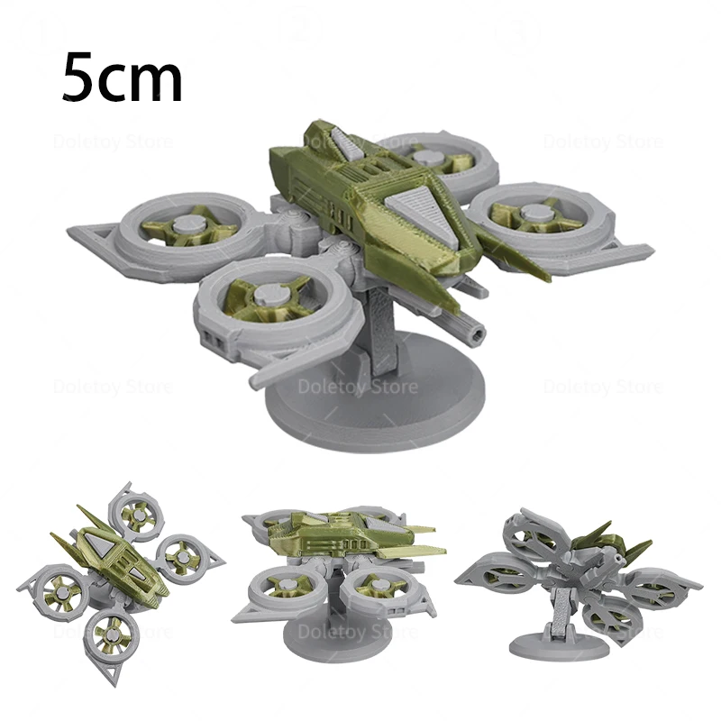 Neue 3D-gedruckte Kriegsmaschine Serie Mini beweglicher Kampfpanzer Sentry Drone Artillery Launcher Actionfigur Raumdekoration Geschenke – Detail 10