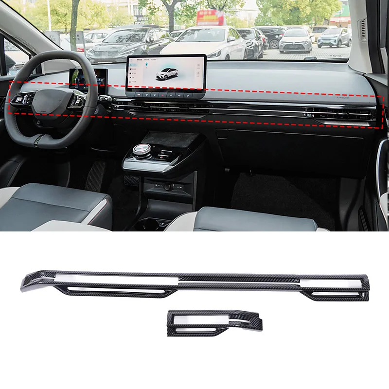 LHD RHD For MG 4 MG4 EV Mulan 2022 2023 2024 Center Console Air Condition Side Air Outlet Vent Frame Cover Trim  Accessories