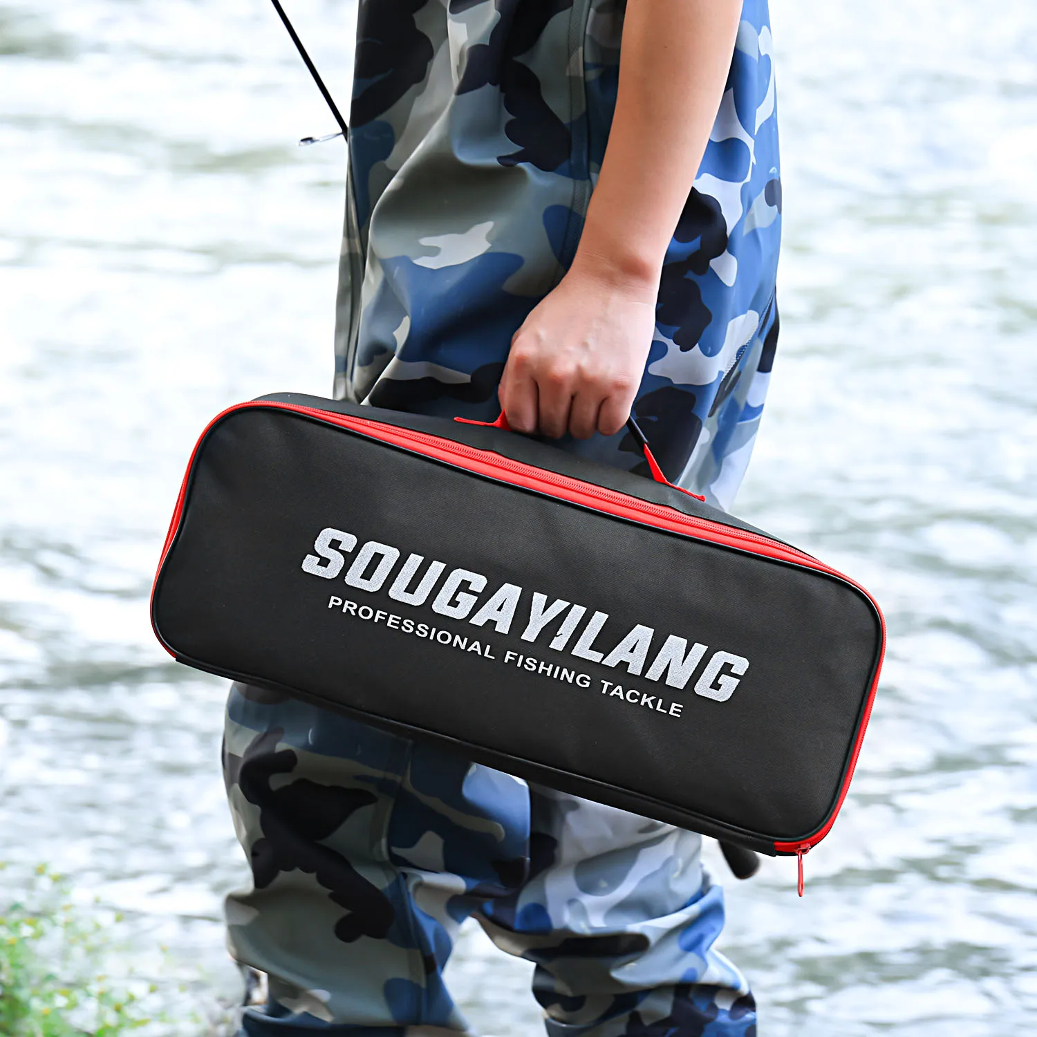 Sougayilang Bolsa caña pescar portátil nailon - imagen 2