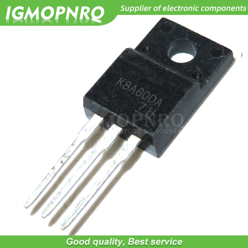 Free shipping 10pcs/lot K8A60DA TK8A60DA TO-220F 600V 7.5A new original