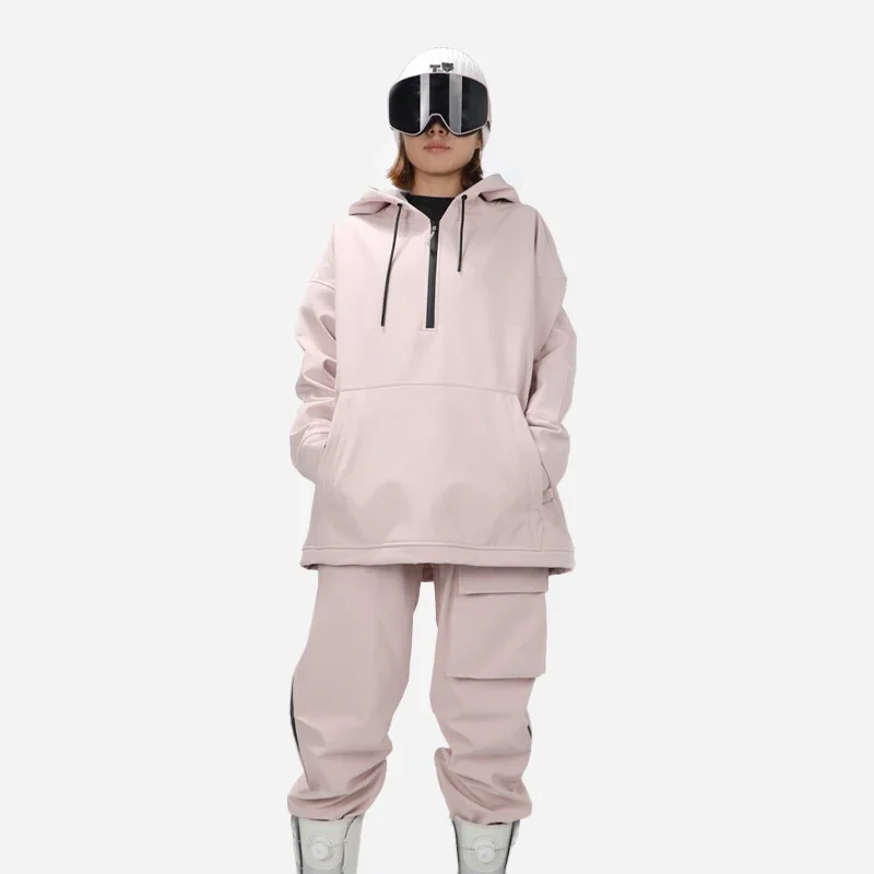 SKIFREE-ski Suit for Men and Women, Soft Shell Sweater, Snow Pants, Adult Equipment, Full Set, New Fashion