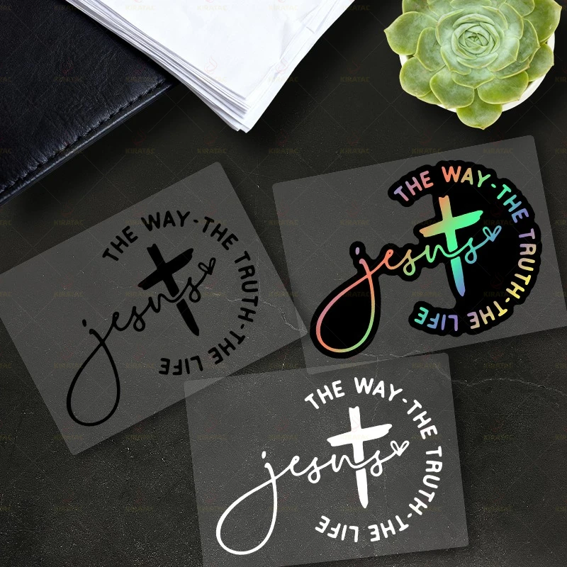 

1pc Jesus Motorcycle Stickers Waterproof for Motorcycle Fairings Fuel Tanks Car Windows Trunk Scooters Universal Vinyl Decals