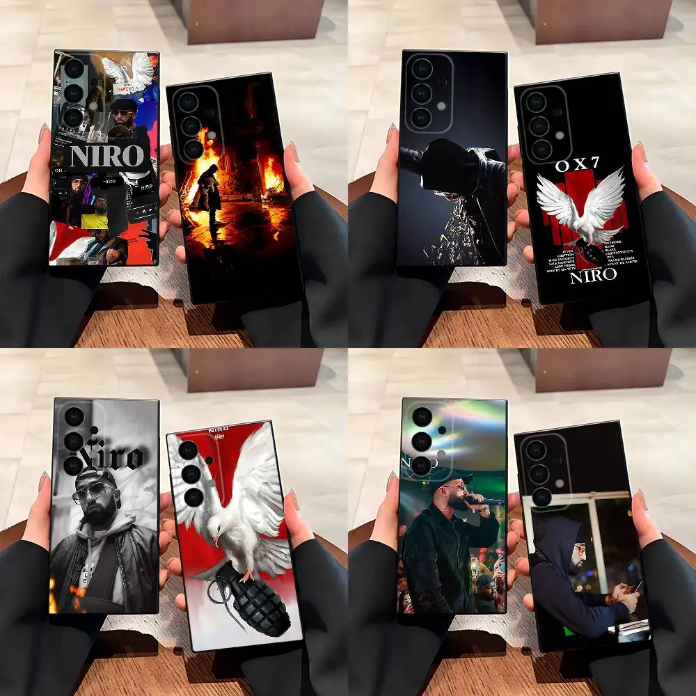 

N-NIRO SINGER OX7 Phone Case For Samsung S25,S24,S21,S22,S23,S30,Ultra,S20,Plus,Fe,Lite,5G Black Cover