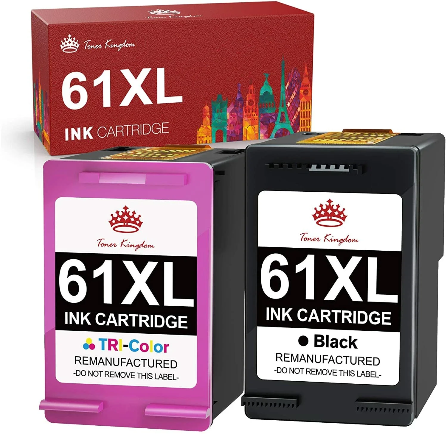 

2 pk 61XL 61 Ink Cartridge Set For 1010 3510 3512 3516 3056A Printer