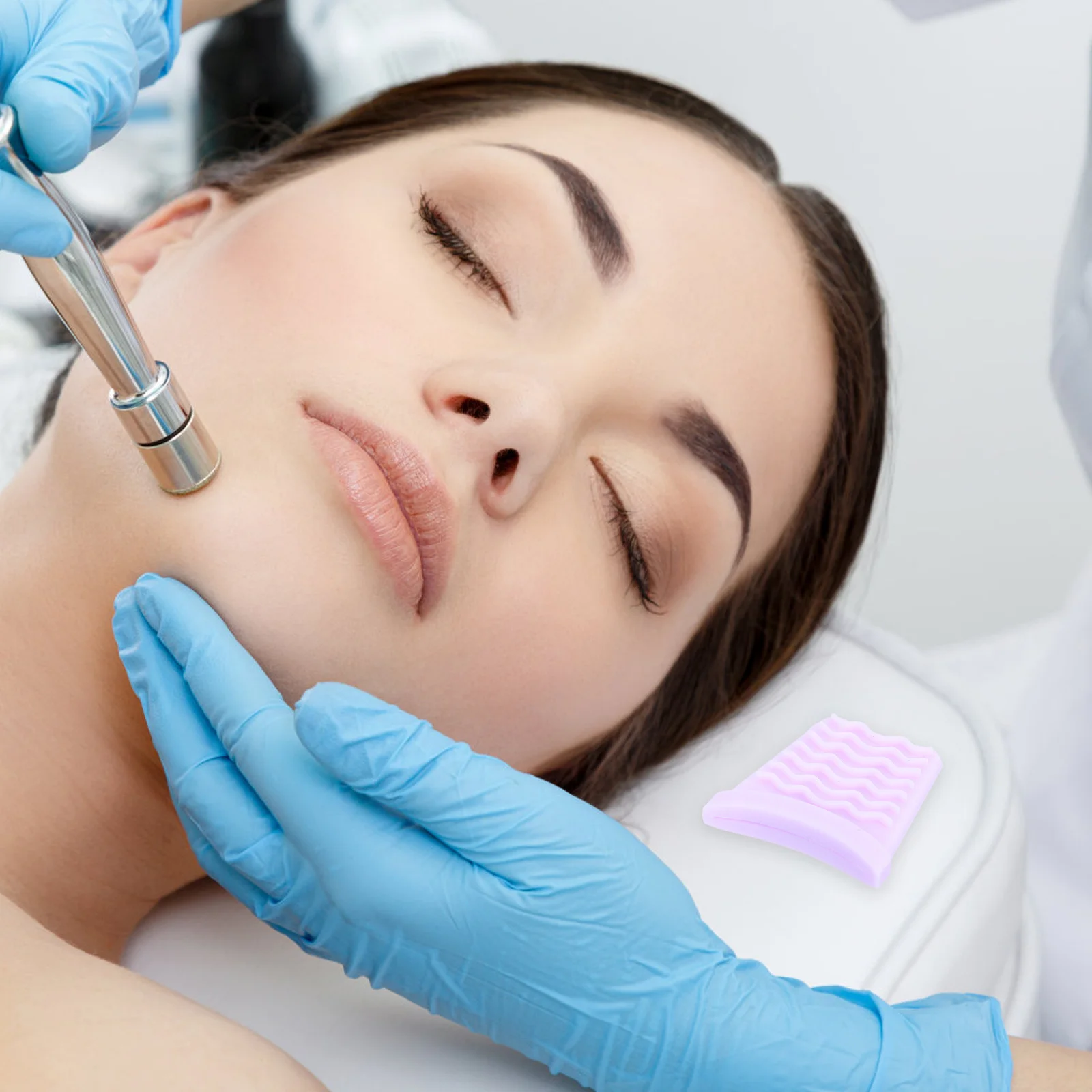 12 قطعة سيليكون بالموجات فوق الصوتية الجلد الغسيل يغطي قابلة لإعادة الاستخدام قبعات واقية لأدوات تنظيف الوجه العزل الحراري دائم #2