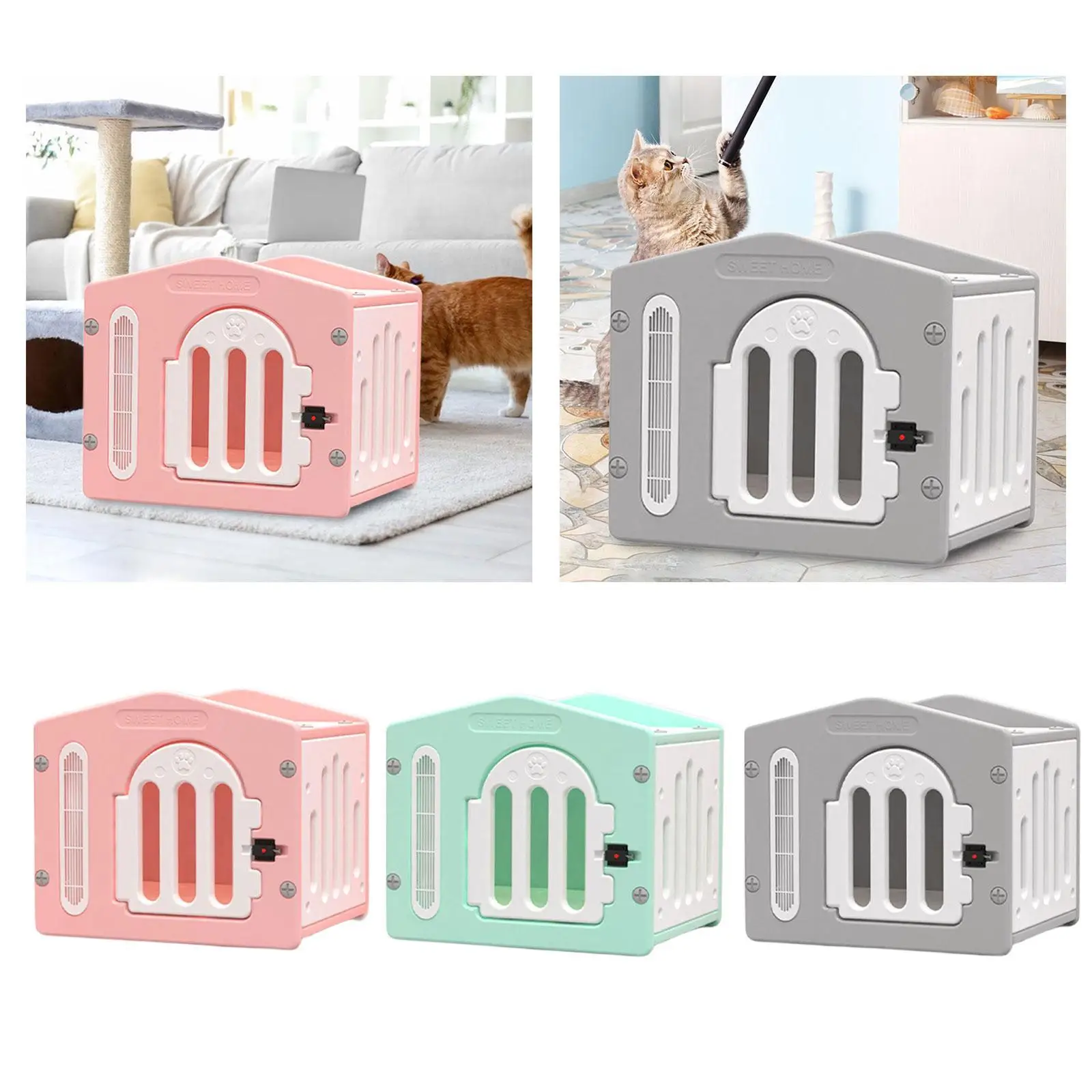 Indoor Cat House Large Outside Cat Shelter for Small Pet Small Animal Kitten