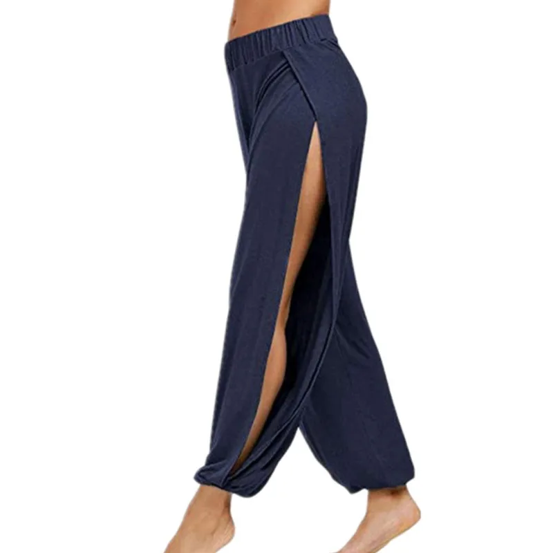 2026 New Pants for Women Casual White Balck Hollow Out Elastic Waist Harem Pant Women Pantalones Cortos De Mujer Q6072