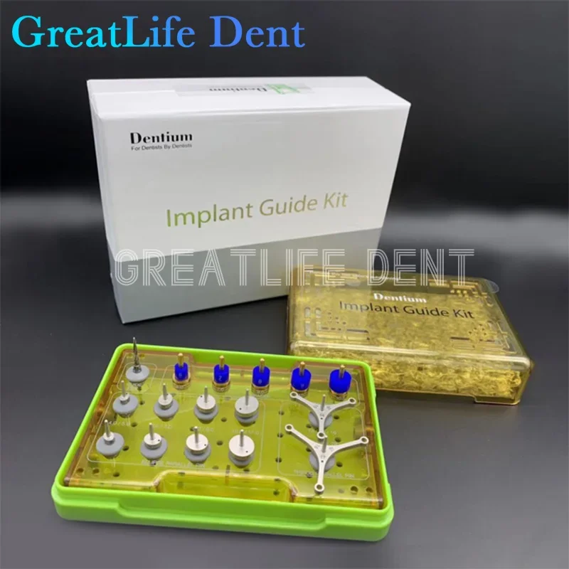 GreatLife Dent Dentium Dental Drill Implants Positioning Guide Kit Surgical Kit Guide Implant Dentium Implant Guide Kit