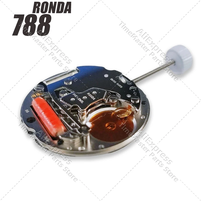 Ronda 788 Movimiento de cuarzo Suizo 3 manecillas Fecha Fase lunar 20 mm Batería No. 362 Piezas de repuesto y reparación de relojes
