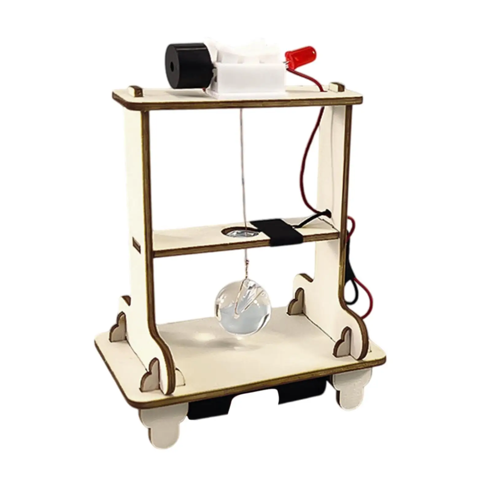 DIY Quake Alarm Holz Wissenschaft Stamm Bildung Handwerk DIY Wissenschaft Experiment Modell für Anfänger Jungen und Mädchen Teenager Kinder