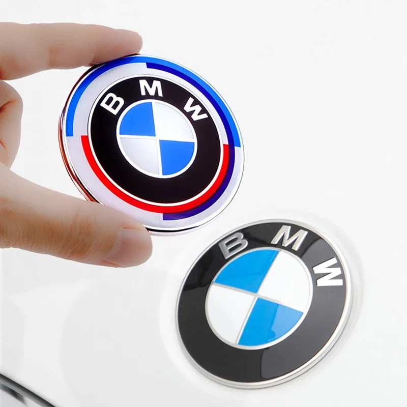 BMW Car Front Hood Badge Trunk Sticker For X3X5X6 E30 E38 E39 E46 E60 E61 E90 E91E92E93 M3 3D Stickers Car Accessories