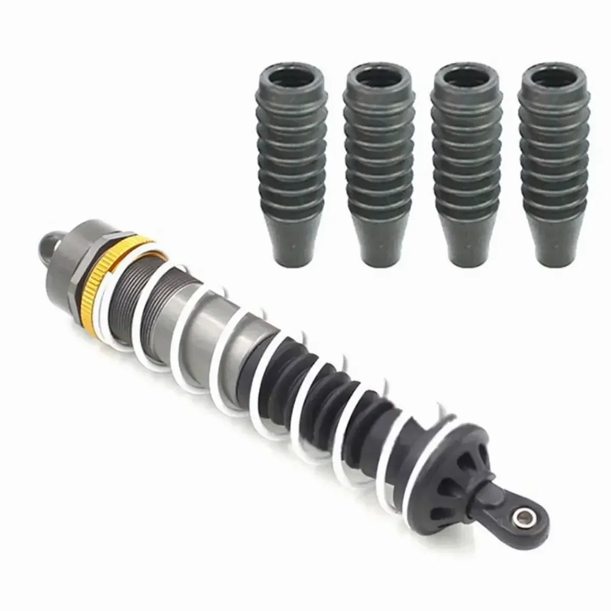 4pcs Dust-Proof Shock Absorber Cover Absorption Guards for 1/8 RC Racing Car Spare Parts