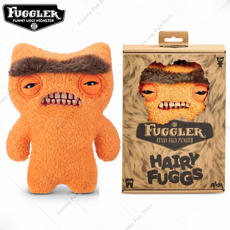 100% Original Fuggler Funny Ugly Monster Plush Toy Mini Rascals Hairy Fuggs Tooth Monsters Stuffed Plushies Doll Gifts Children