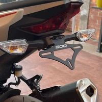 Para Kawasaki Ninja 500 Z500 2024 2025 2026 soporte para matrícula de motocicleta guardabarros eliminador accesorios Ninja500 SE