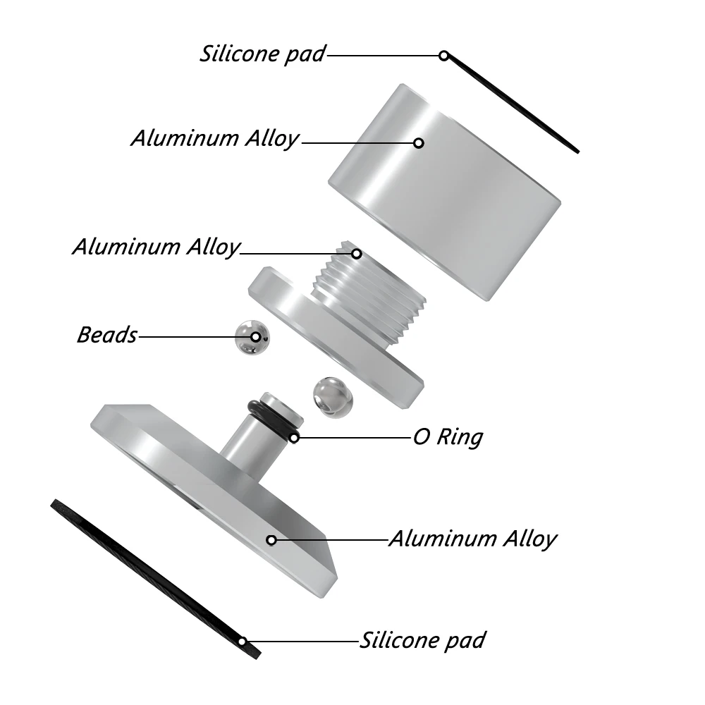 SP6553 Big Nail Lautsprecher Füße Verstärker Chassis Stahlperlen Anti-Schock-Stoßdämpfer Fußpolster Absorber Fuß Nagelpolster Vibrationsbasis – Detail 7
