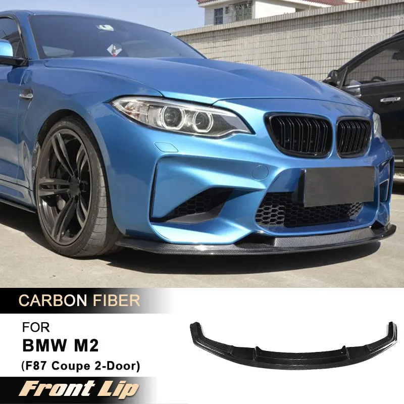 

Автомобильный передний бампер, спойлер для BMW F87 M2 Coupe 2-Door 2016-2018, не для M2C Racing, передний фартук, комплект кузова из углеродного волокна
