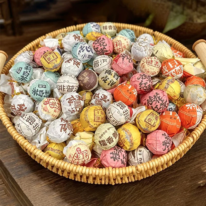 DIY Puer Sphere Packing Paper Yunnan Pu'er LongZhu Cotten Paper 8g/pcs Universal Paper Shu Ripe Raw Various Mixed Types Reusable