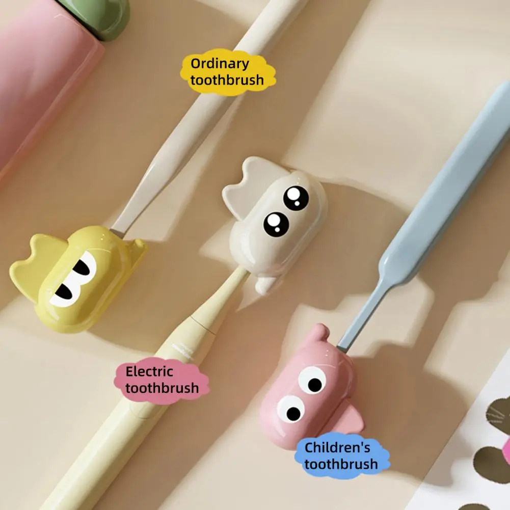 Tandenborstelkopbeschermer Draagbare tandenborstelhoes Leuke cartoon kat Tandenborstelkophouder Stofdichte hoes voor compact ontwerp