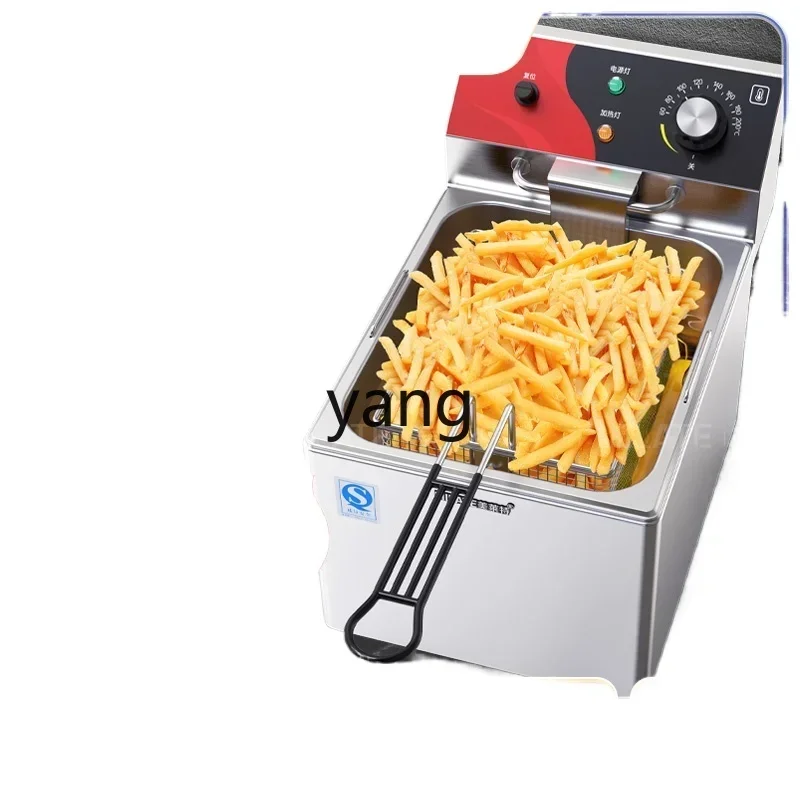 

LTT commercial potato chips electric fryer single cylinder double cylinder French fries