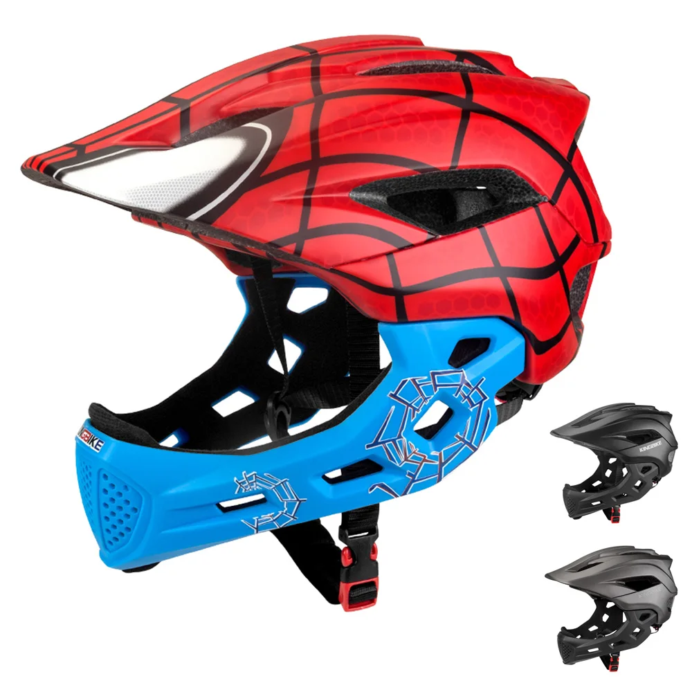 

BATFOX Kids Detachable Full Face Bike helmet Children's Sports Child Cycling mtb Motorcycle Skateboarding Roller Skating Helmet