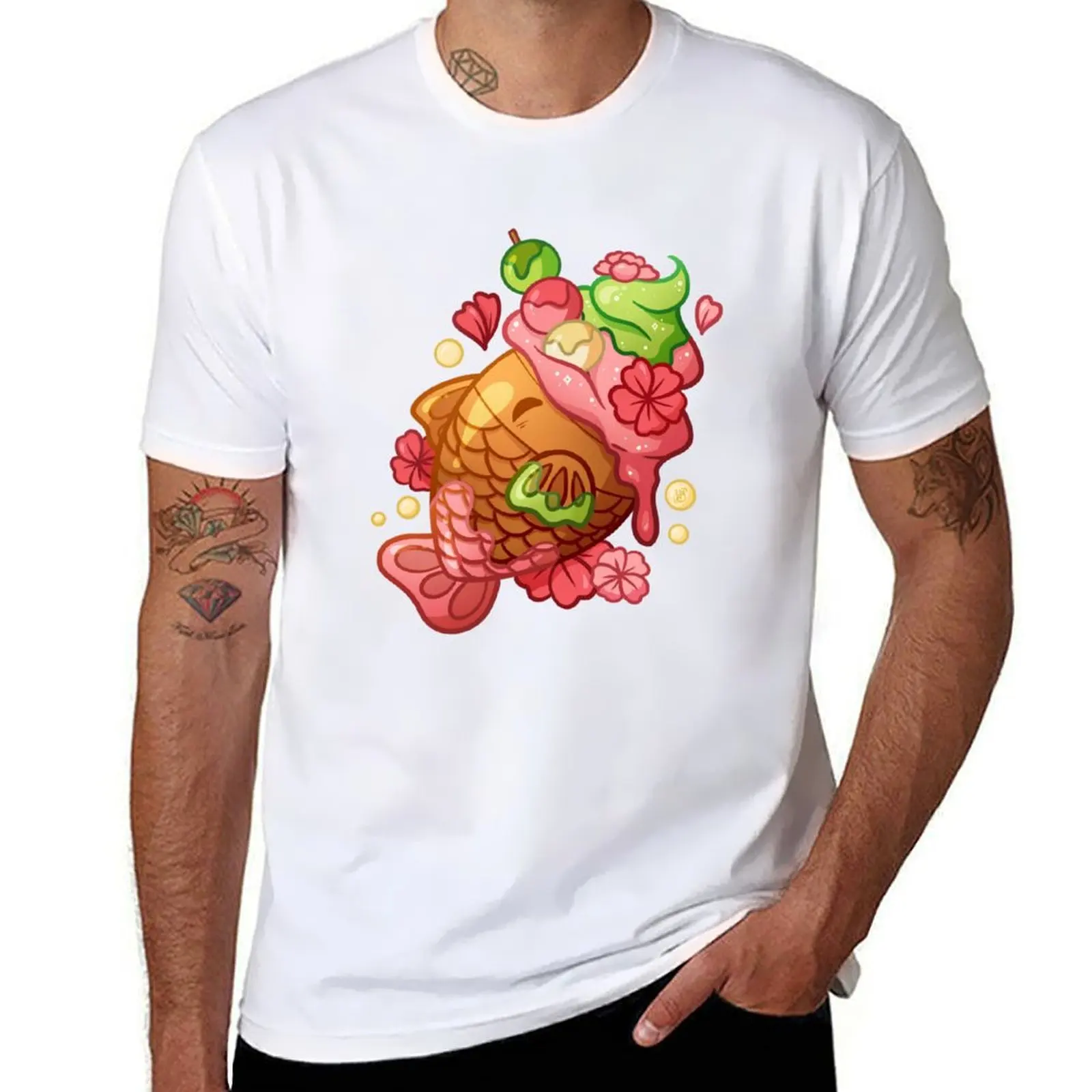 

Sakura Matcha Taiyaki T-Shirt t shirt for man t shirt custom print T-Shirt
