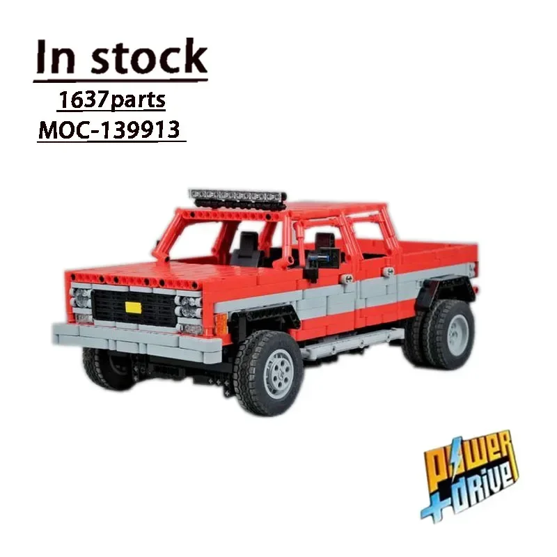 

MOC-139913 New RC Classic Truck Assembly Splicing Building BlocksModelMOCCreativeSportsCarBuilding Blocks Kids Birthday Toy Gift