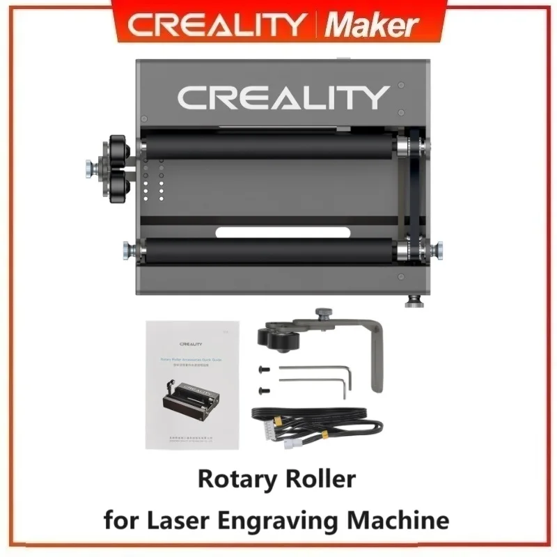 CREALITY Rotary Roller Perfect for Engraving Cylindrical Objects Width Adjustable for 22W Creality Falcon2/CR-Laser Falcon 10W