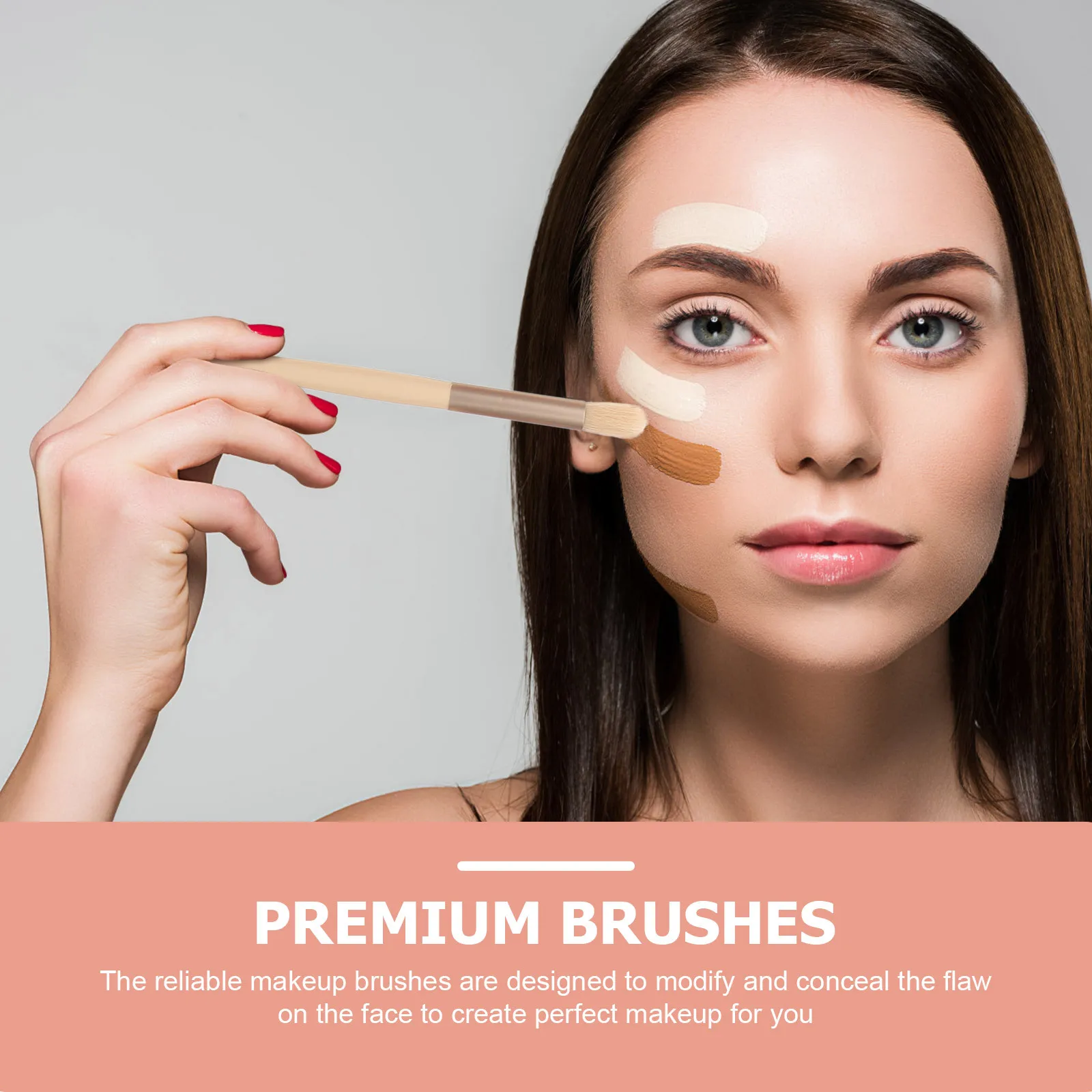 1 Set Of Makeup Brush Set Professional Brushes For Blush Face Powder Lip Eyeshadow Portable Travel Tool Women Beauty