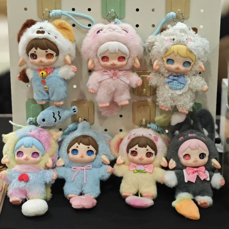 

New Kawaii Ruby Happy Fluffy Series Blind Box Ruby Vinyl Face Doll Mystery Box Action Figure Customized Pendant Doll Gift