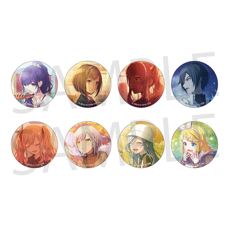 

SEKAI PROJECT Game PJSK Vol. 47 C Mafuyu Ena Mizuki Saki Shiho Shizuku Original Badge Pins