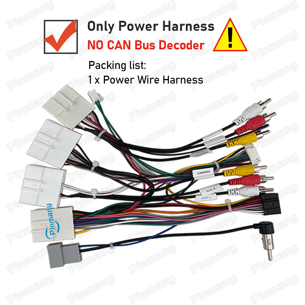 Car Radio Cable Power Wire Harness Connector CAN Bus Adapter for Nissan X-Trail Qashqai Rogue Versa Sentra Juke Altima Rogue