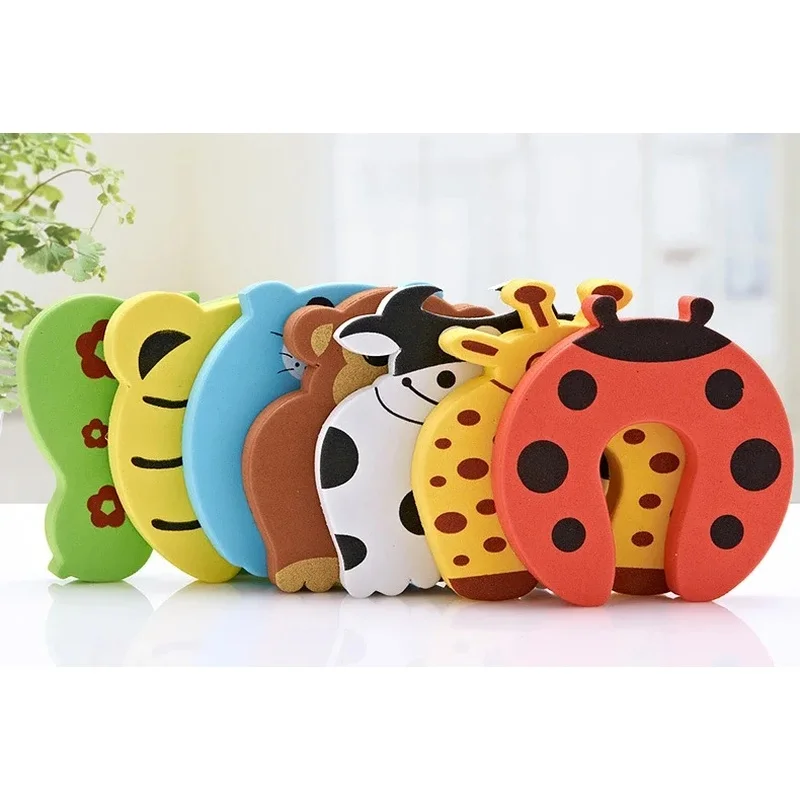 Child Safety Animal Door Stop Collision Prevention Anti pinch Doorr Seam Protector Doors Card Baby Anti pinch Hand Door Card EVA