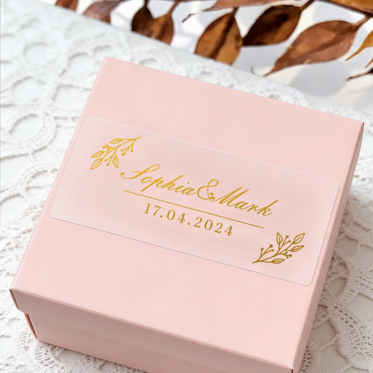 30-300 Buah Stiker Pernikahan - Personalised Candle Label ulasan dan harga