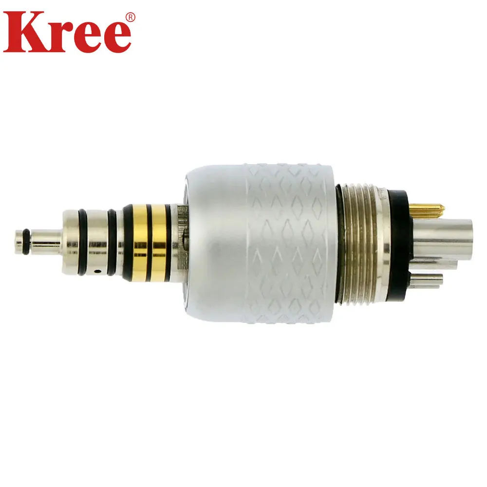 

Dental Quick Coupling Fiber Optic LED Coupler For WH 6Holes with light Roto Quick High Speed Handpiece connector Dentistry tools