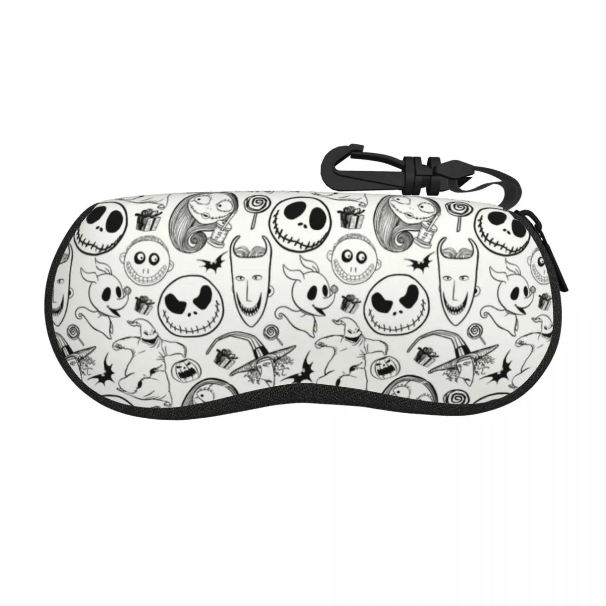 Estuche Protector de gafas de sol personalizado, carcasa con patrón de pesadilla antes de Navidad, bolsa de gafas de Jack Skellington