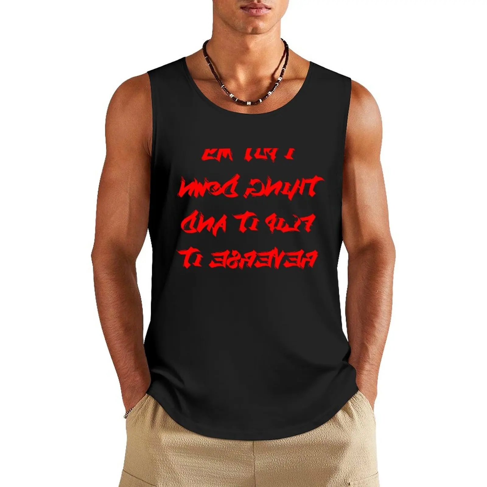 

Flip It and Reverse It Tank Top Bodybuilding shirt tops t shirt