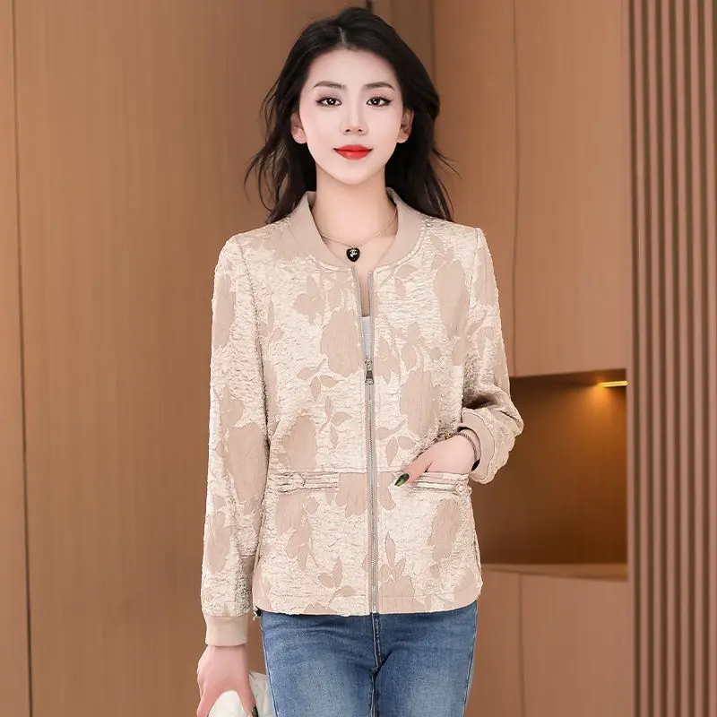 Small Fragrance Short Korean Version Loose Coat Women's Spring 2023 New European Fashion Western Style Little Jacket Female Top