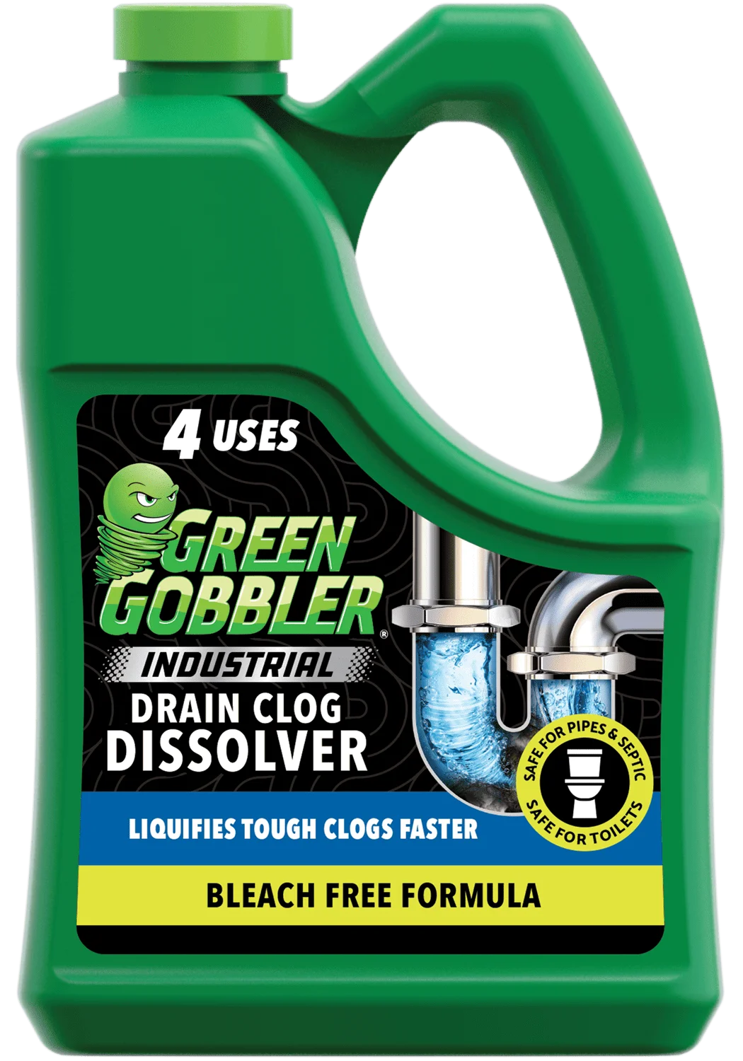 

Industrial Strength Drain Clog Cleaner Gel 64oz ELIMINATE THE TOUGHEST CLOGSLiquefy hair grease toilet paper soap scum