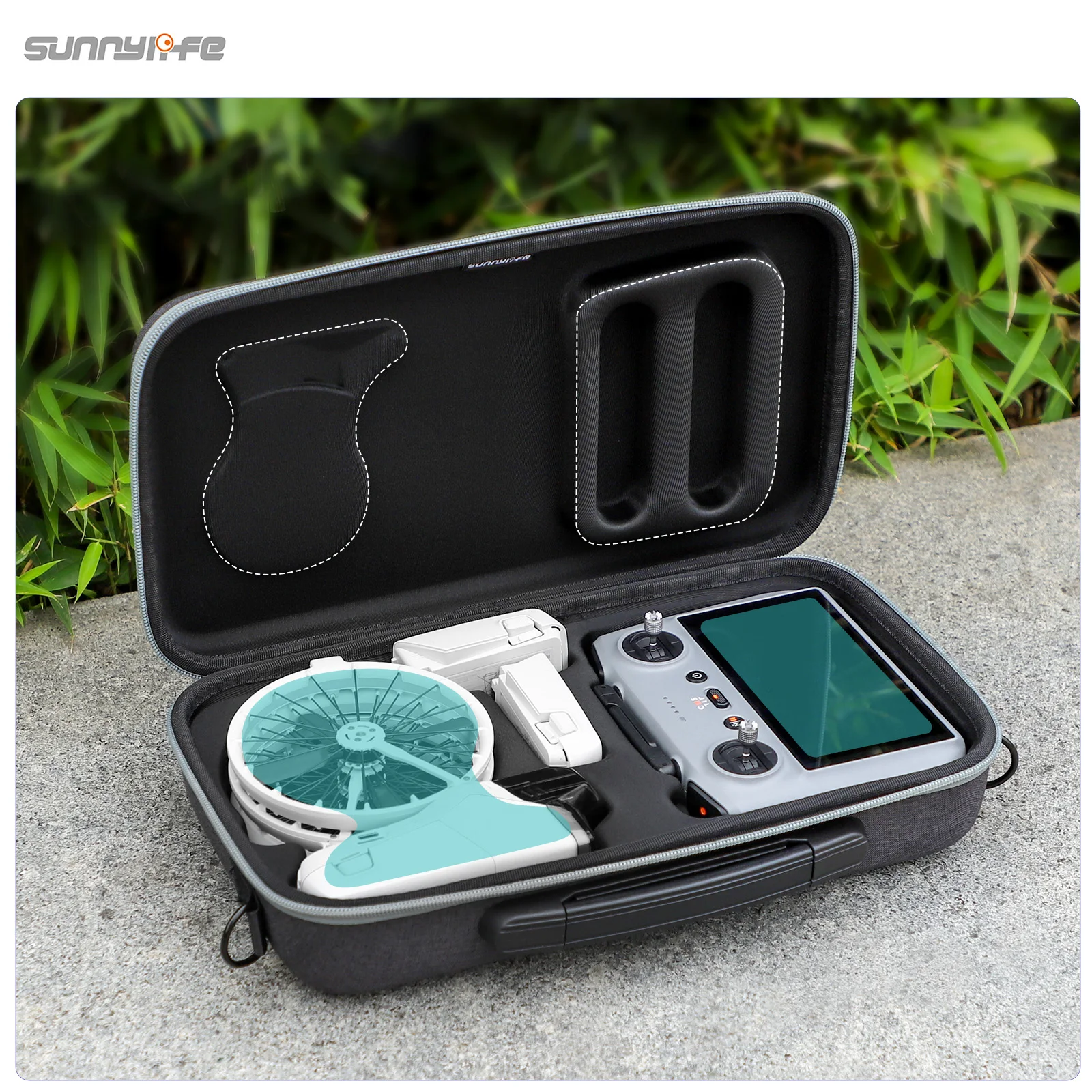 حقيبة حمل محمولة لـ DJI Flip حقيبة يد مقاومة للصدمات حقيبة سفر مقاومة للسقوط لـ DJI Flip RC 2/RC N3 ملحقات طائرة بدون طيار