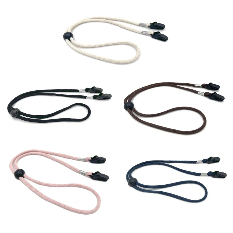 

Windproof Hat Strap Outdoor Hat Wind Clip Lanyard Rope Prevent Being Blown off for Camping Hiking Travel Climbing Tool