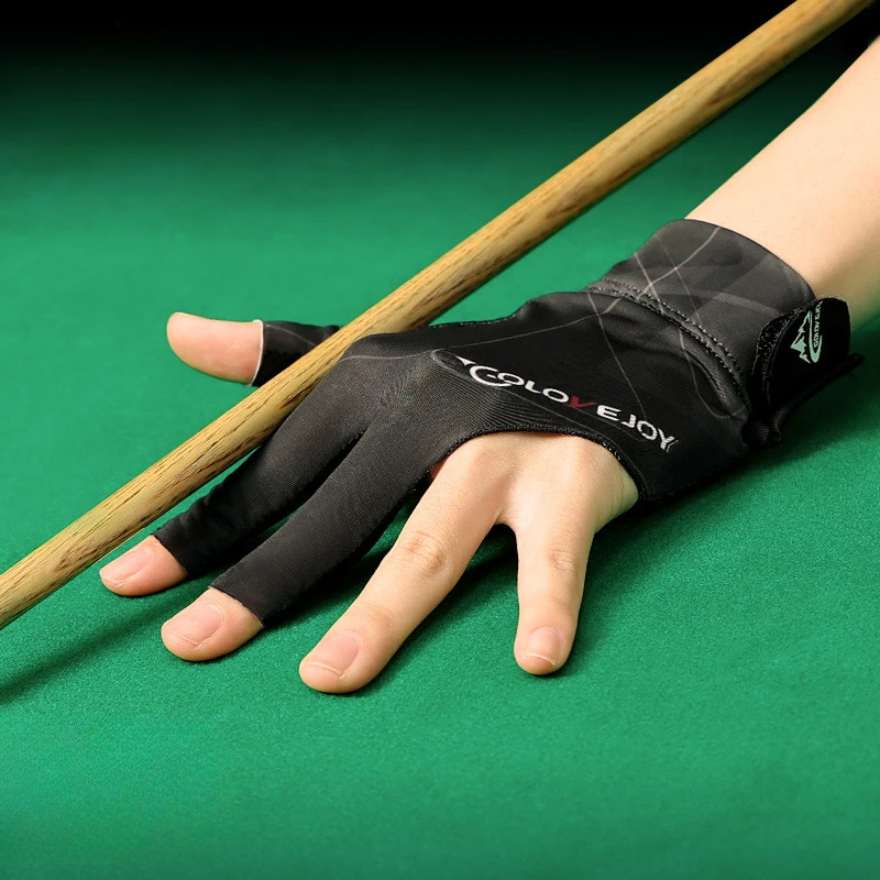 

Billiard Gloves Lightweight Breathable Sweat-wicking Three-finger Open Finger Gloves Snooker Billiards Non-slip Gloves