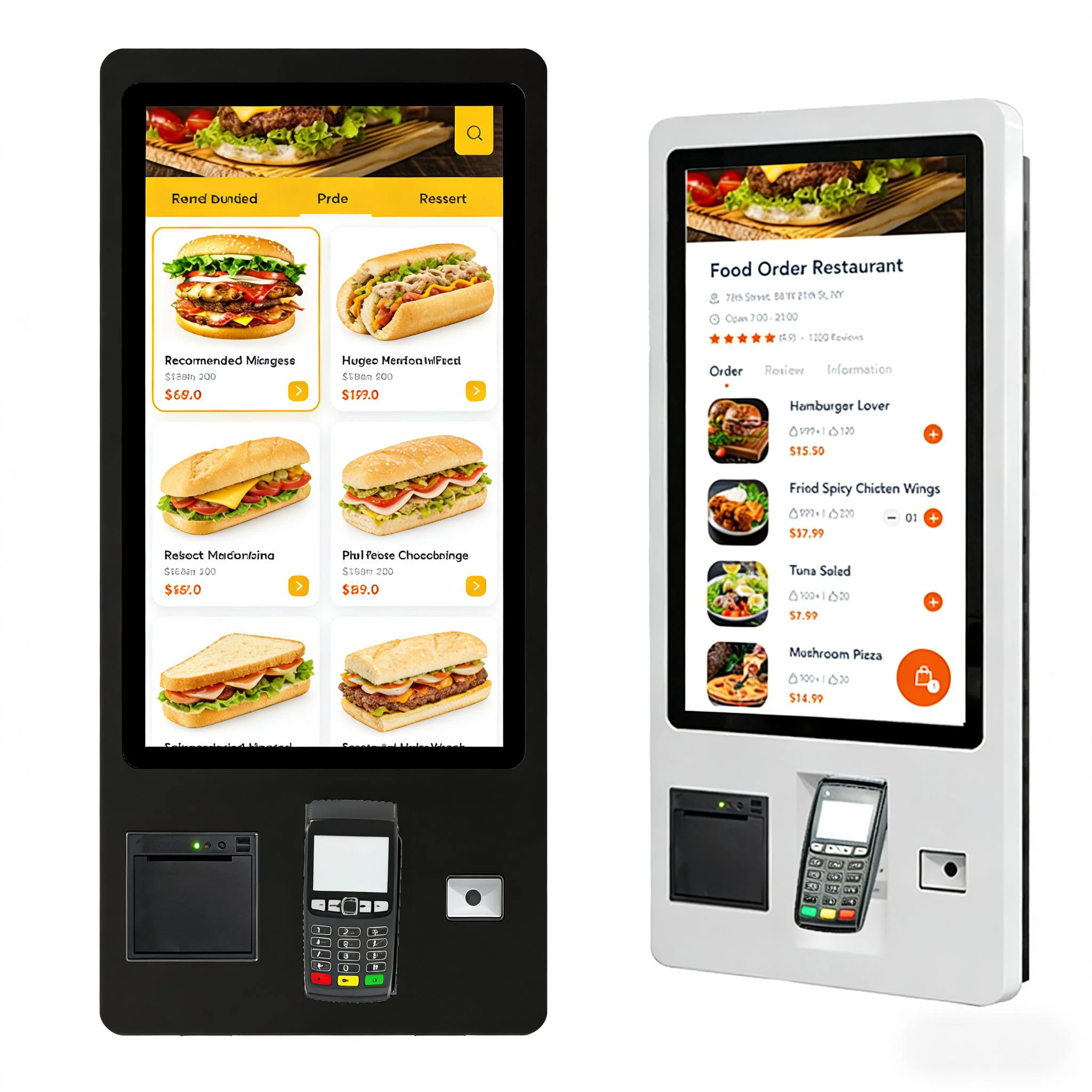 23.6 27 32 Inch Self Order Kiosk Touch Screen  Kiosks Self Service Payment Kiosks Self Payment Kiosk Nfc Payment Terminal