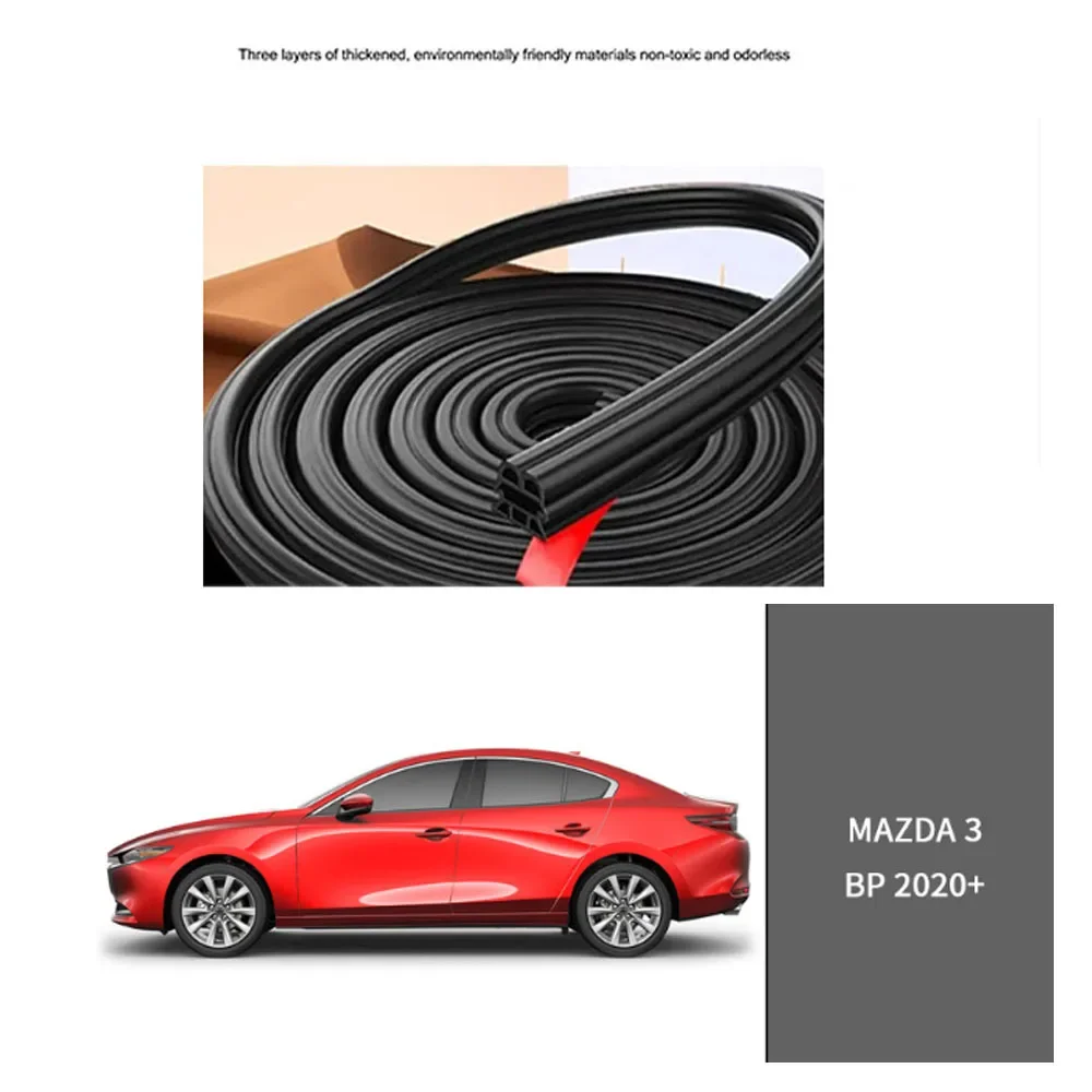 

The Door Sealing Strip Is Suitable For MAZDA 3 Car Sound Insulation Whole Car Dustproof Decoration Accessories