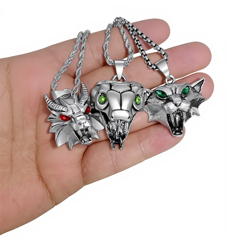 Cobra Extruder - Caucasus Bear Medallion Pendant Necklace Wizard