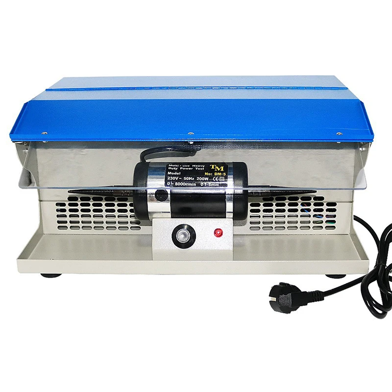 Jewelry Rock Polishing Buffer Machine, 110V Polishing Buffing Machine Jewelry Polisher Dust Collector DM-5