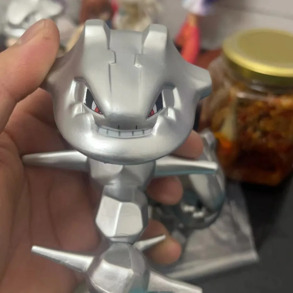 Pokémon Anime Popular, lindo MODELO DE elfo, mascota exquisita, Steelix, monstruo hecho a mano, adorno de escritorio, Festival para Niños, regalo de colección